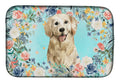 Golden Retriever Dish Drying Mat Absorbent Dish Drying Mat Pad for Kitchen Counter Dish Drainer Mat for Countertop, 14 x 21", Multicolor