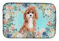 Cavapoo Dish Drying Mat Absorbent Dish Drying Mat Pad for Kitchen Counter Dish Drainer Mat for Countertop, 14 x 21", Multicolor