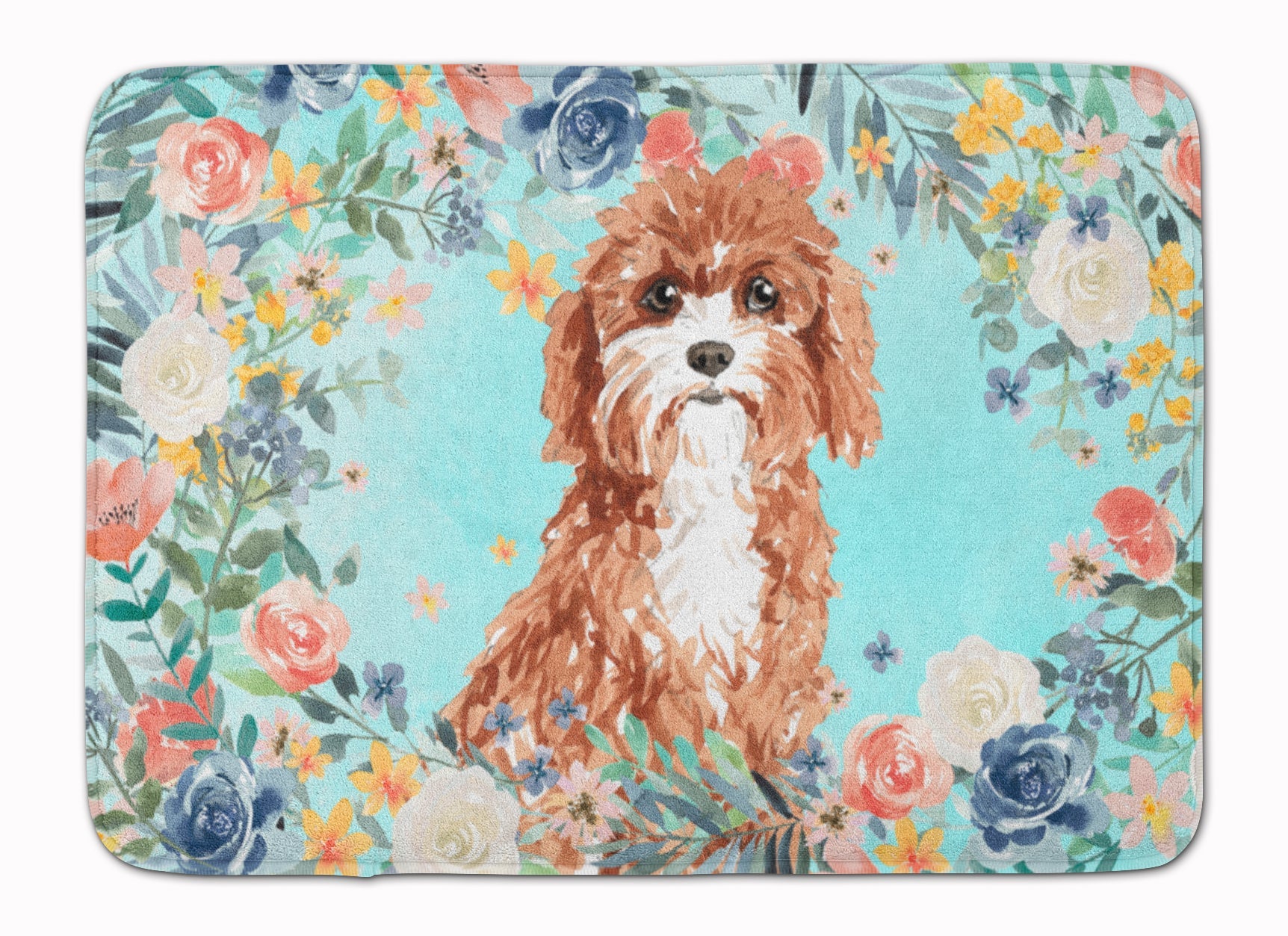 Cavapoo Memory Foam Kitchen Mat Machine Washable Anti-Fatigue Cushion Comfort Bath or Kitchen Rug