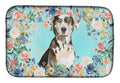 Catahoula Leopard Dog Dish Drying Mat Absorbent Dish Drying Mat Pad for Kitchen Counter Dish Drainer Mat for Countertop, 14 x 21", Multicolor