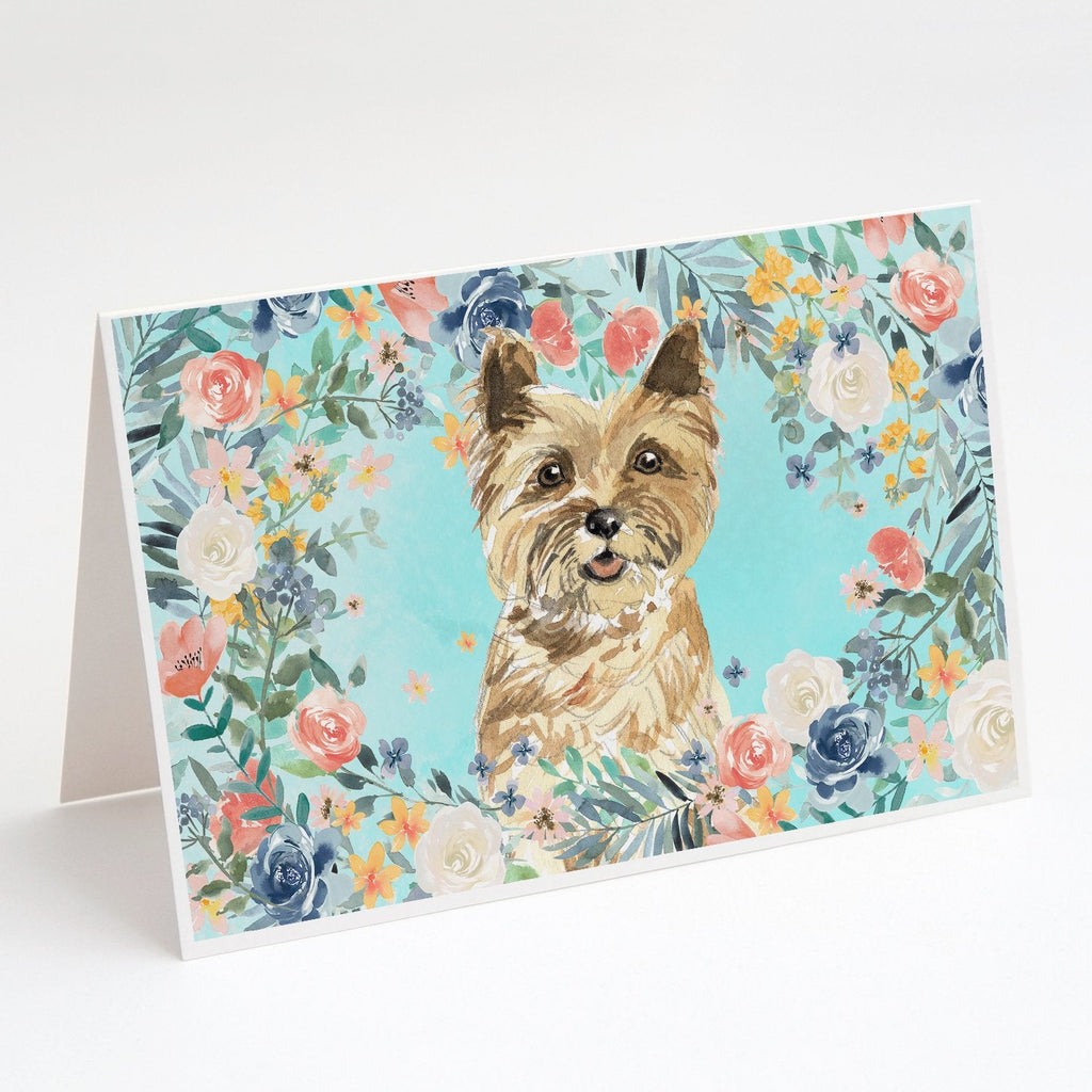 Cairn Terrier Greeting Cards Pack of 8 Blank Cards with Envelopes Whimsical A7 Size 5x7