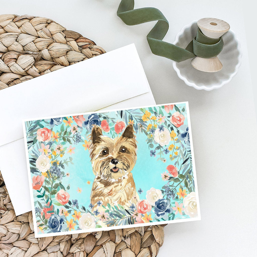 Cairn Terrier Greeting Cards Pack of 8 Blank Cards with Envelopes Whimsical A7 Size 5x7