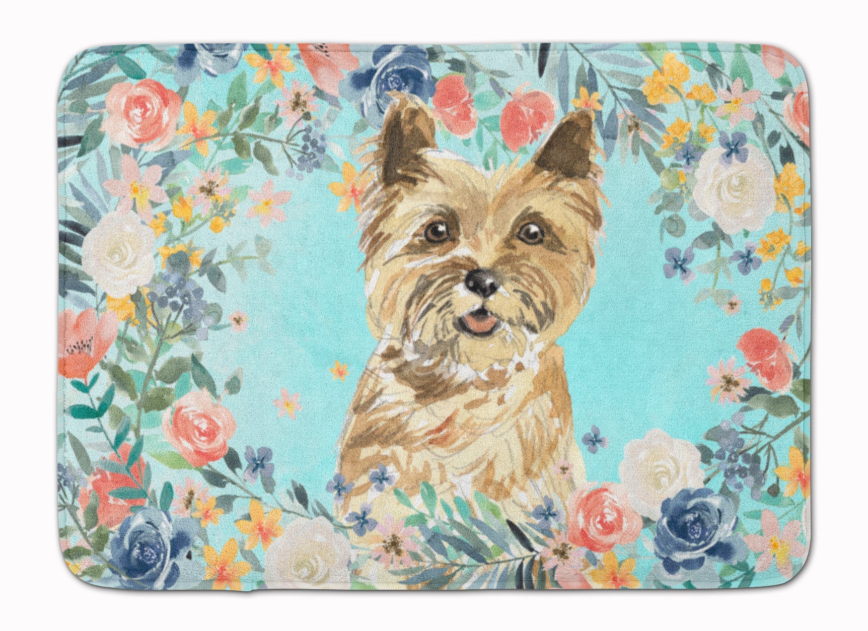 Cairn Terrier Memory Foam Kitchen Mat Machine Washable Anti-Fatigue Cushion Comfort Bath or Kitchen Rug