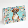 Boxer Greeting Cards Pack of 8 Blank Cards with Envelopes Whimsical A7 Size 5x7