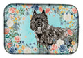 Bouvier des Flandres Dish Drying Mat Absorbent Dish Drying Mat Pad for Kitchen Counter Dish Drainer Mat for Countertop, 14 x 21", Multicolor