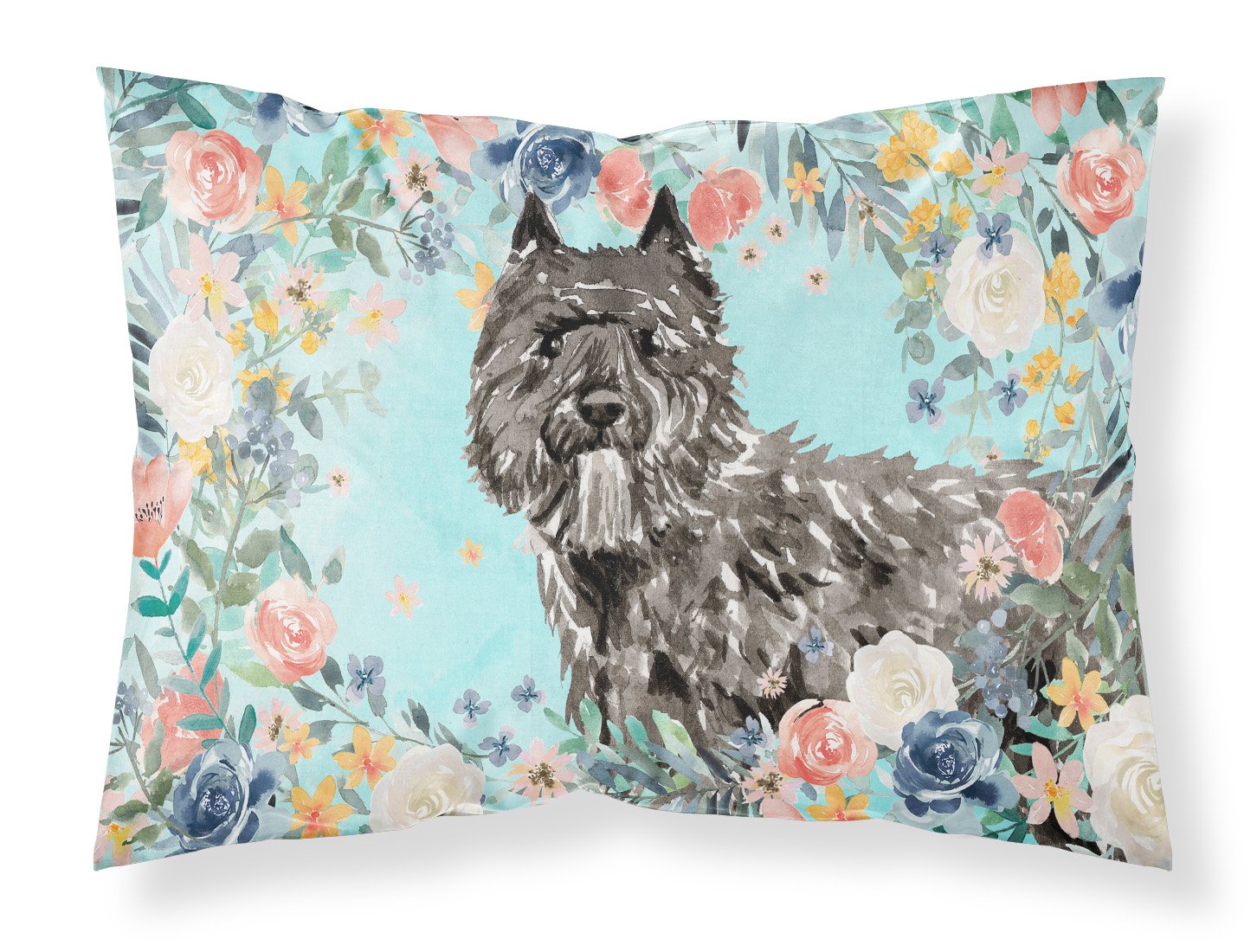 Bouvier des Flandres Standard Pillowcase Lightweight Super Soft Easy Care Decorative Artwork Pillowcase, Standard