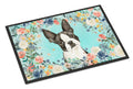 Boston Terrier Doormat Indoor Outdoor 24H X 36W Front Door Mat Rugs for Entryway, Non Slip Washable Low Pile,