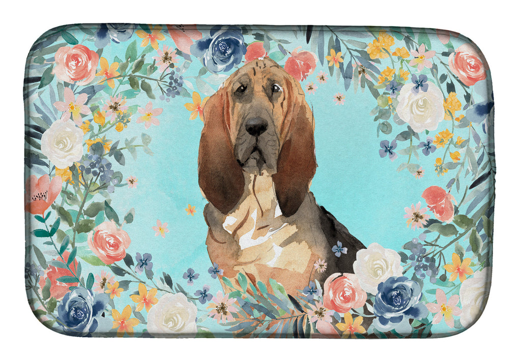 Bloodhound Dish Drying Mat Absorbent Dish Drying Mat Pad for Kitchen Counter Dish Drainer Mat for Countertop, 14 x 21", Multicolor