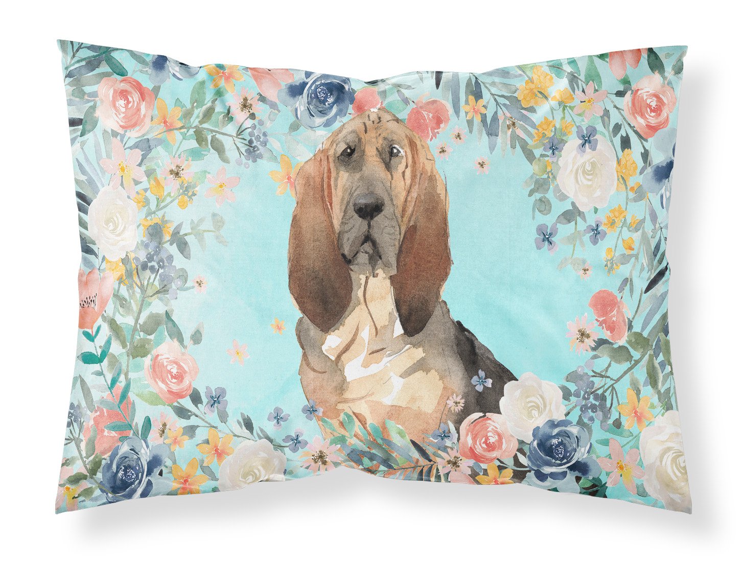 Bloodhound Standard Pillowcase Lightweight Super Soft Easy Care Decorative Artwork Pillowcase, Standard
