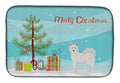 Danish Spitz Christmas Tree Dish Drying Mat Absorbent Dish Drying Mat Pad for Kitchen Counter Dish Drainer Mat for Countertop, 14 x 21", Multicolor