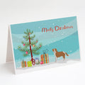 Kromfohrlander Christmas Tree Greeting Cards Pack of 8 Blank Cards with Envelopes Whimsical A7 Size 5x7