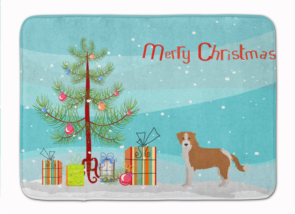 Kromfohrlander Christmas Tree Memory Foam Kitchen Mat Machine Washable Anti-Fatigue Cushion Comfort Bath or Kitchen Rug