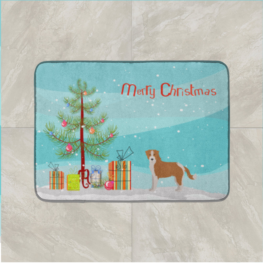 Kromfohrlander Christmas Tree Memory Foam Kitchen Mat Machine Washable Anti-Fatigue Cushion Comfort Bath or Kitchen Rug