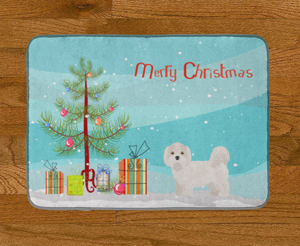 Kyi-Leo Christmas Tree Memory Foam Kitchen Mat Machine Washable Anti-Fatigue Cushion Comfort Bath or Kitchen Rug