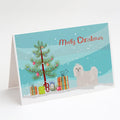 Maltese Christmas Tree Greeting Cards Pack of 8 Blank Cards with Envelopes Whimsical A7 Size 5x7