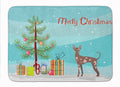 Mexican Hairless Dog Christmas Tree Memory Foam Kitchen Mat Machine Washable Anti-Fatigue Cushion Comfort Bath or Kitchen Rug
