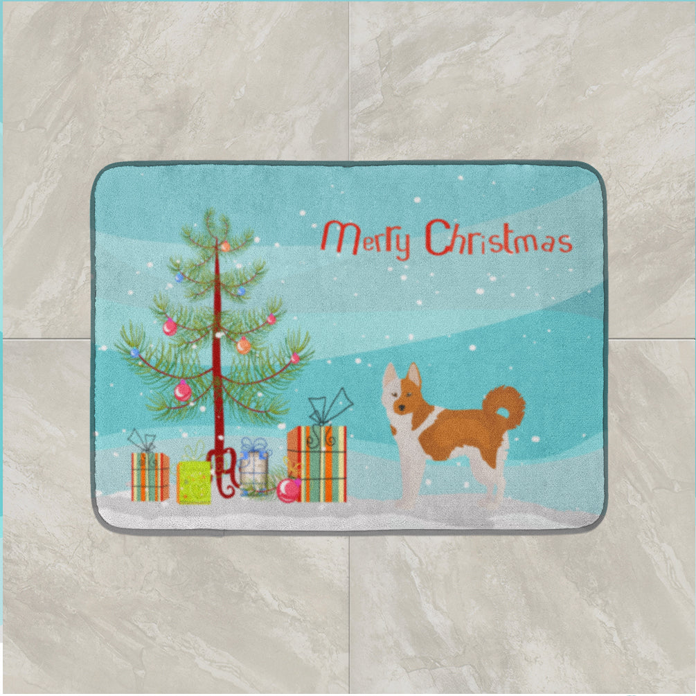 Nordic Spitz Christmas Tree Memory Foam Kitchen Mat Machine Washable Anti-Fatigue Cushion Comfort Bath or Kitchen Rug