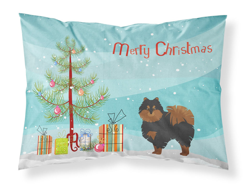 Pomeranian Christmas Tree Standard Pillowcase Lightweight Super Soft Easy Care Decorative Artwork Pillowcase, Standard