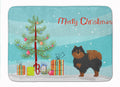 Pomeranian Christmas Tree Memory Foam Kitchen Mat Machine Washable Anti-Fatigue Cushion Comfort Bath or Kitchen Rug