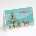 Toy Poodle Christmas Tree Greeting Cards Pack of 8 Blank Cards with Envelopes Whimsical A7 Size 5x7