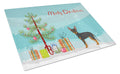 Prague Ratter Christmas Tree Cutting Board Tempered Glass Kitchen Cutting Surface, Heat Resistant Chopping, Non-Slip Feet, Food Prep & Serving
