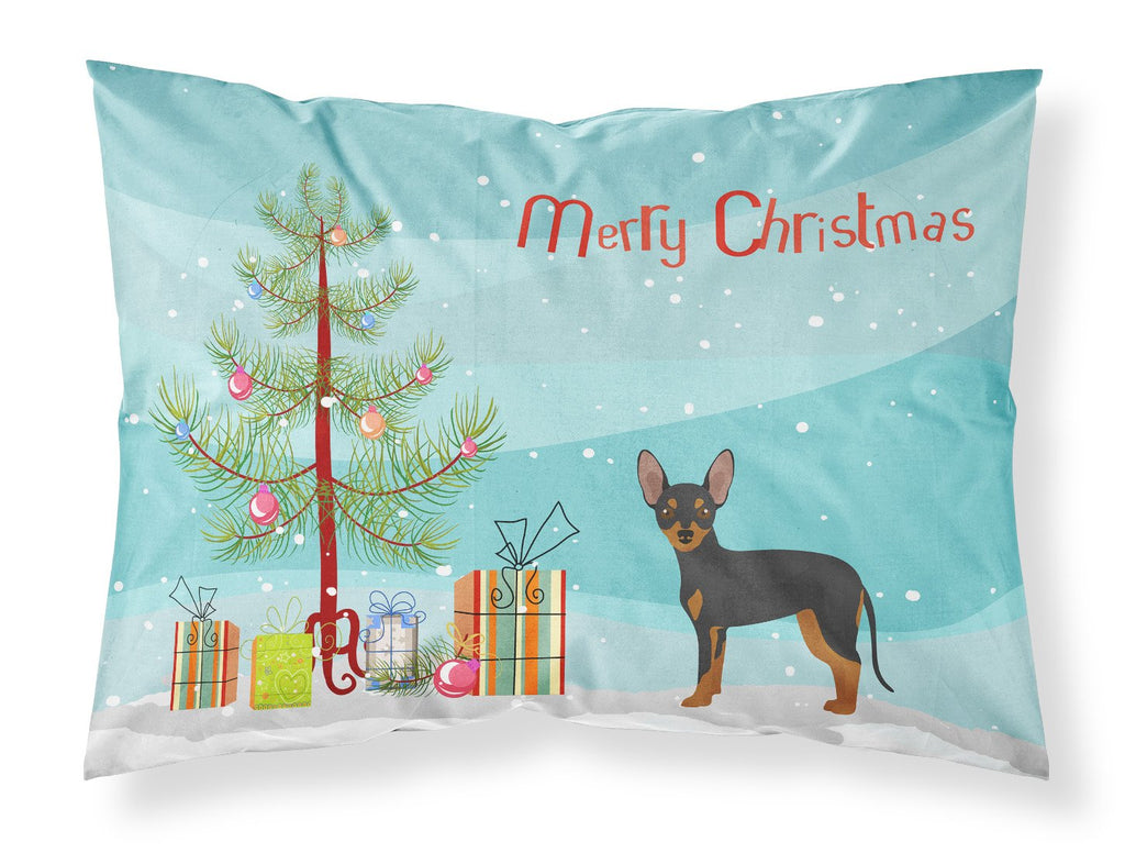 Prague Ratter Christmas Tree Standard Pillowcase Lightweight Super Soft Easy Care Decorative Artwork Pillowcase, Standard