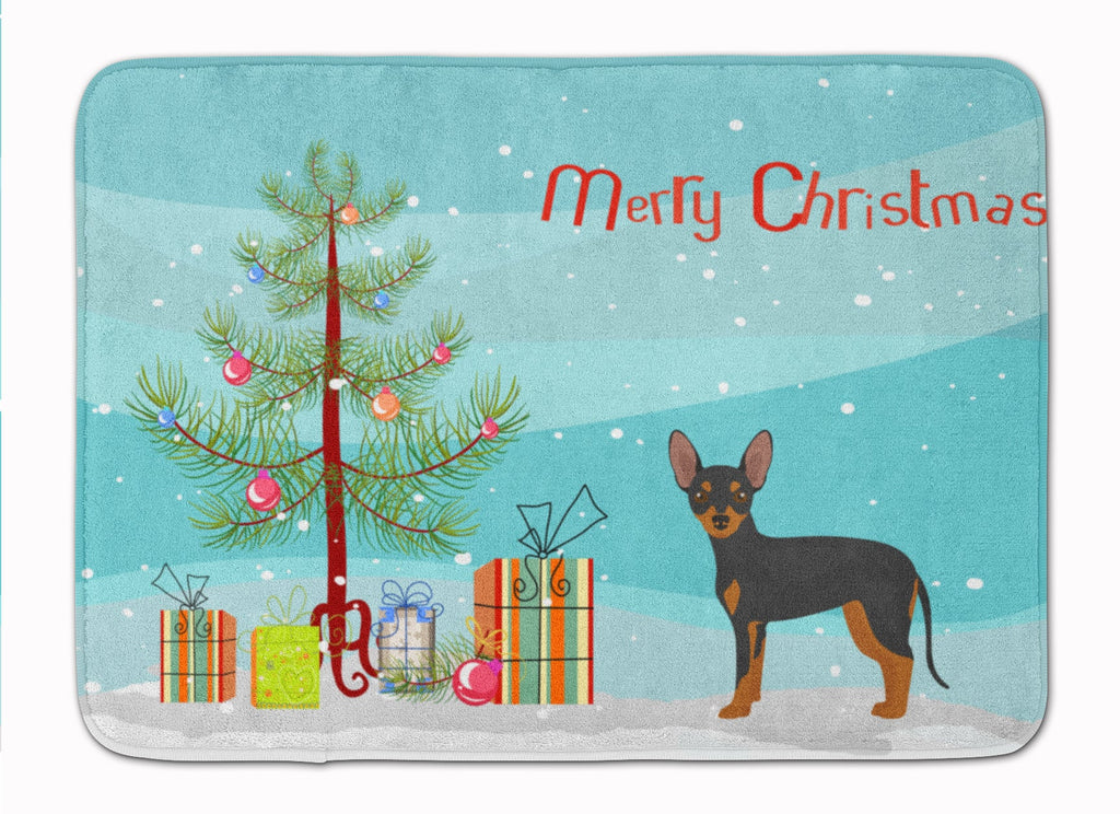 Prague Ratter Christmas Tree Memory Foam Kitchen Mat Machine Washable Anti-Fatigue Cushion Comfort Bath or Kitchen Rug