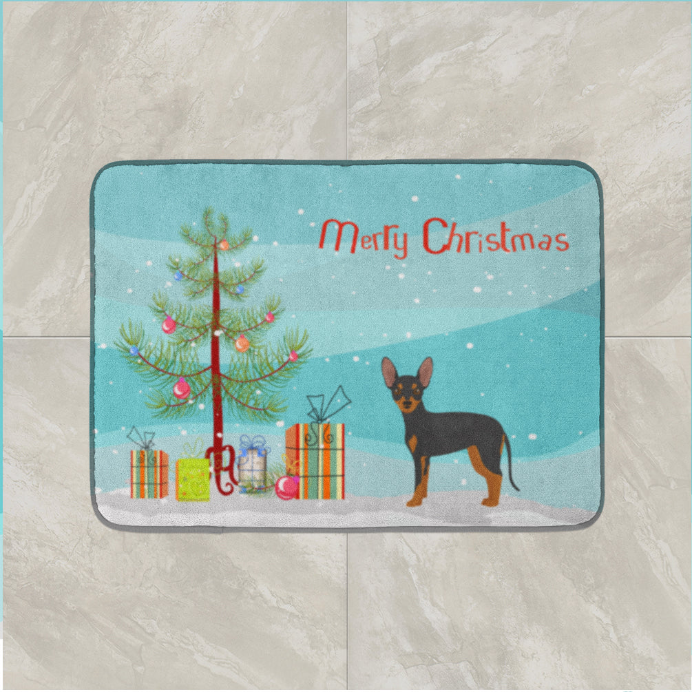 Prague Ratter Christmas Tree Memory Foam Kitchen Mat Machine Washable Anti-Fatigue Cushion Comfort Bath or Kitchen Rug