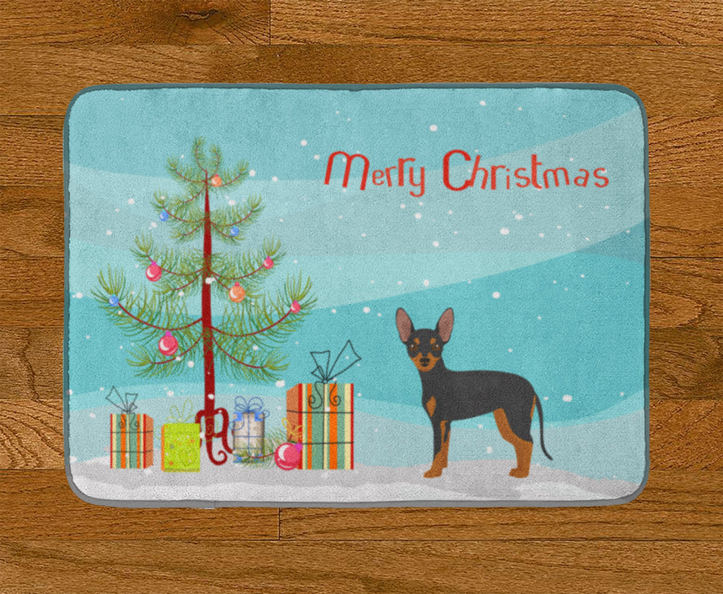 Prague Ratter Christmas Tree Memory Foam Kitchen Mat Machine Washable Anti-Fatigue Cushion Comfort Bath or Kitchen Rug