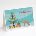 Shar Pei Christmas Tree Greeting Cards Pack of 8 Blank Cards with Envelopes Whimsical A7 Size 5x7