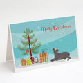 Ecuadorian Hairless Dog Christmas Tree Greeting Cards Pack of 8 Blank Cards with Envelopes Whimsical A7 Size 5x7