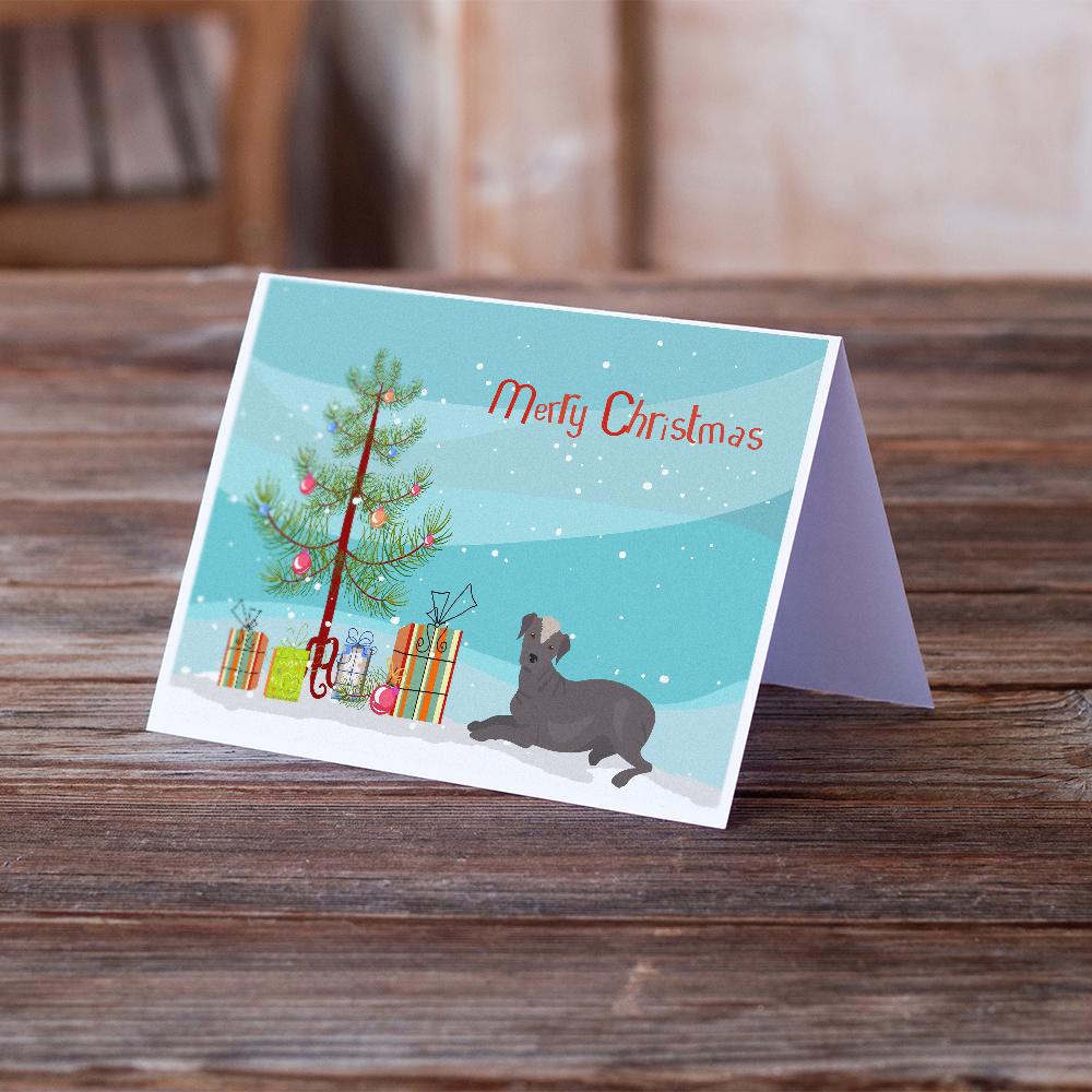 Ecuadorian Hairless Dog Christmas Tree Greeting Cards Pack of 8 Blank Cards with Envelopes Whimsical A7 Size 5x7