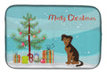 Persian Chihuahua Christmas Tree Dish Drying Mat Absorbent Dish Drying Mat Pad for Kitchen Counter Dish Drainer Mat for Countertop, 14 x 21", Multicolor