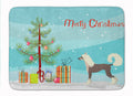 Chinese Crested Christmas Tree Memory Foam Kitchen Mat Machine Washable Anti-Fatigue Cushion Comfort Bath or Kitchen Rug