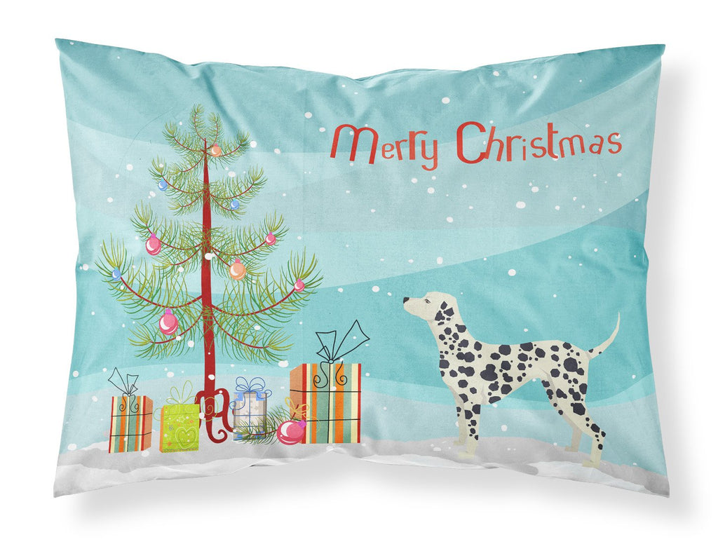 Dalmatian Christmas Tree Standard Pillowcase Lightweight Super Soft Easy Care Decorative Artwork Pillowcase, Standard