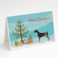 German Shorthaired Pointer Christmas Tree Greeting Cards Pack of 8 Blank Cards with Envelopes Whimsical A7 Size 5x7