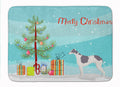 Greyhound Christmas Tree Memory Foam Kitchen Mat Machine Washable Anti-Fatigue Cushion Comfort Bath or Kitchen Rug