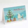 Poodle Christmas Tree Greeting Cards Pack of 8 Blank Cards with Envelopes Whimsical A7 Size 5x7