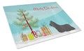 Skye Terrier Christmas Tree Cutting Board Tempered Glass Kitchen Cutting Surface, Heat Resistant Chopping, Non-Slip Feet, Food Prep & Serving