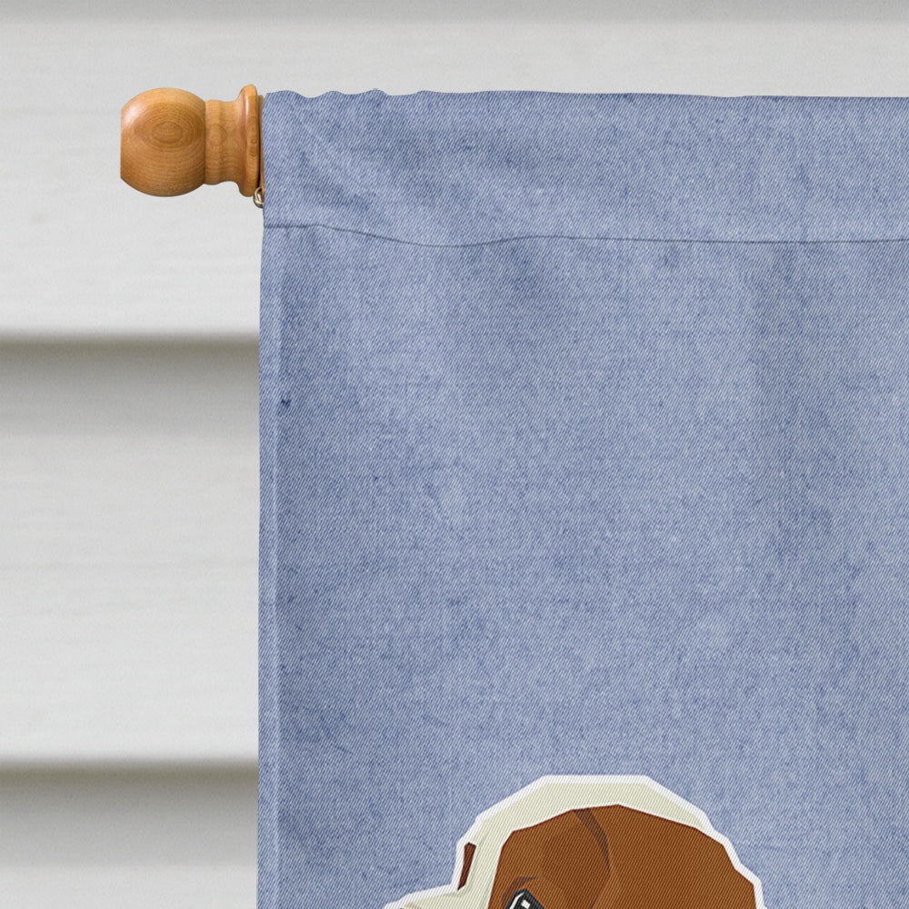 Cavalier Spaniel Welcome House Flag 28x40 Porch Sleeve Pole Decorative Outside Yard Banner Artwork Wall Hanging, Polyester