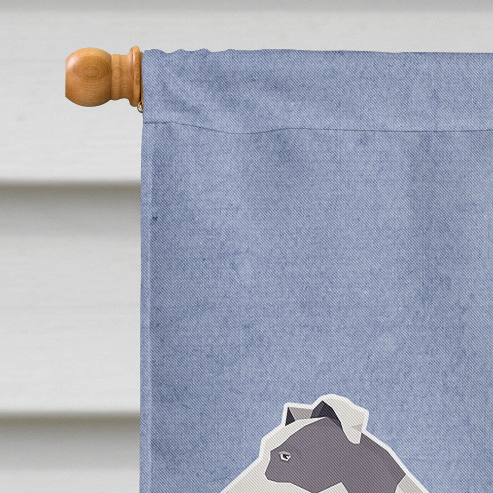 Greyhound Welcome House Flag 28x40 Porch Sleeve Pole Decorative Outside Yard Banner Artwork Wall Hanging, Polyester