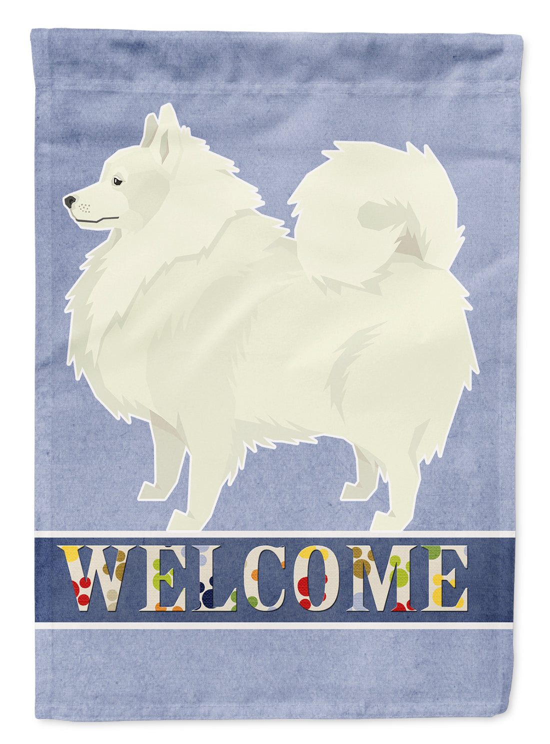 Spitz Welcome House Flag 28x40 Porch Sleeve Pole Decorative Outside Yard Banner Artwork Wall Hanging, Polyester