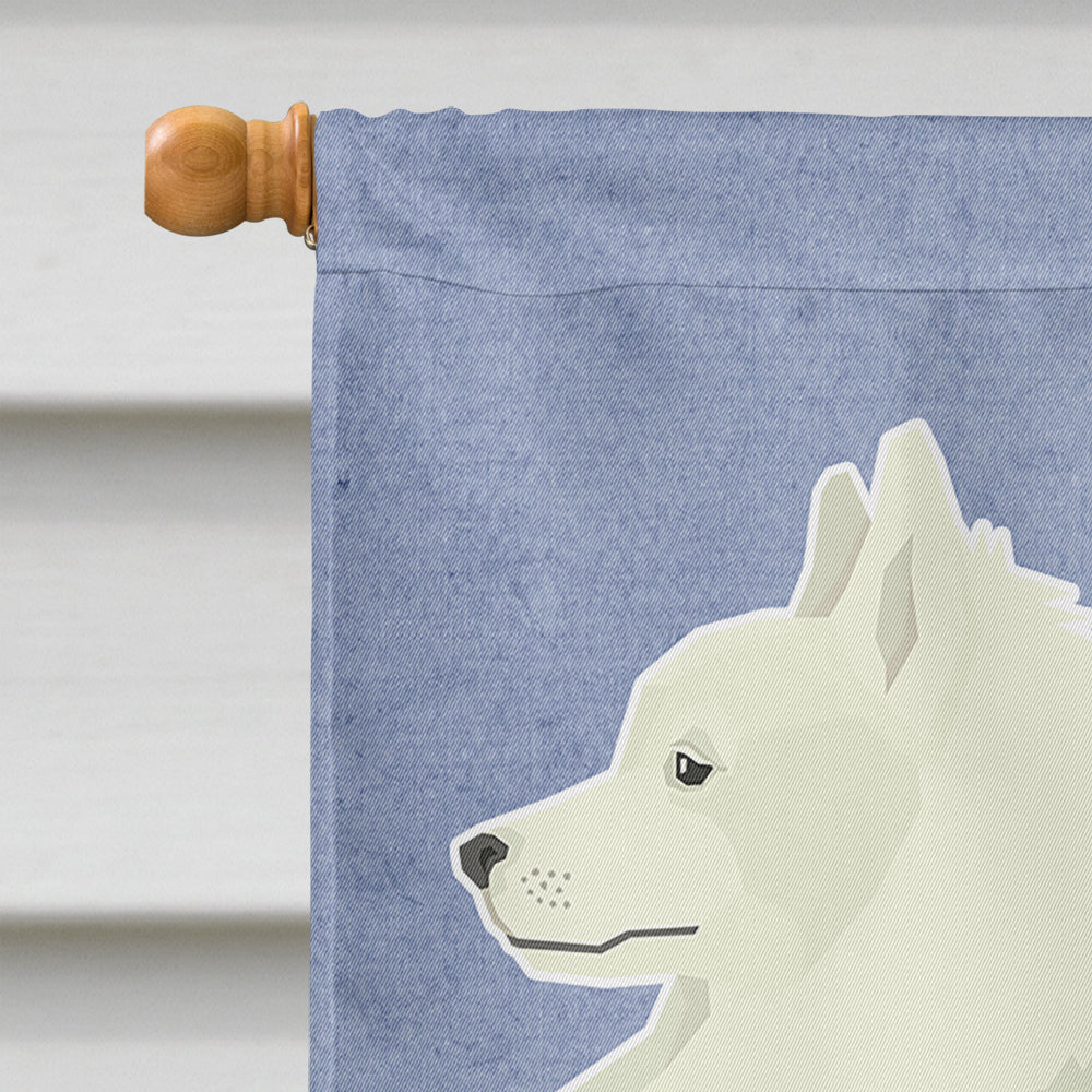 Spitz Welcome House Flag 28x40 Porch Sleeve Pole Decorative Outside Yard Banner Artwork Wall Hanging, Polyester