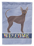 Abyssinian or African Hairless Dog Welcome House Flag 28x40 Porch Sleeve Pole Decorative Outside Yard Banner Artwork Wall Hanging, Polyester