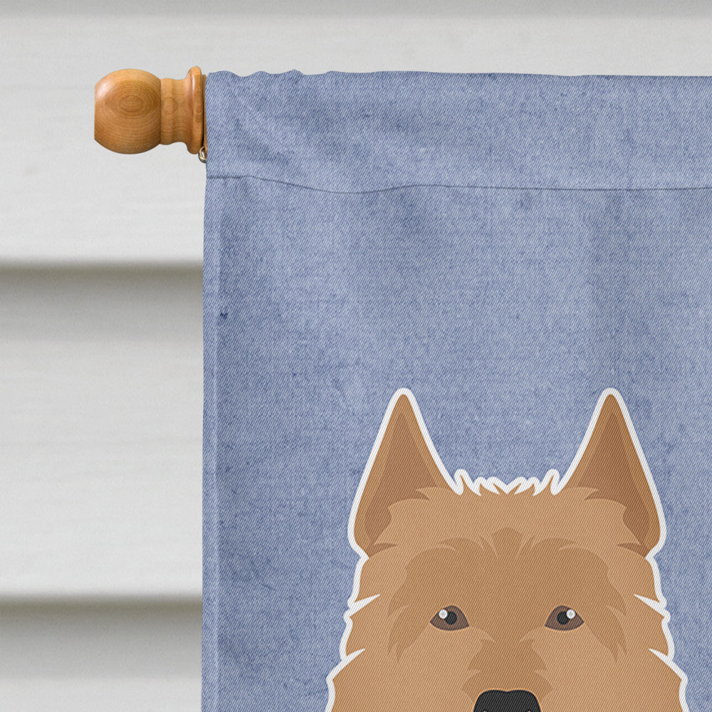 Airedale Terrier Welcome House Flag 28x40 Porch Sleeve Pole Decorative Outside Yard Banner Artwork Wall Hanging, Polyester