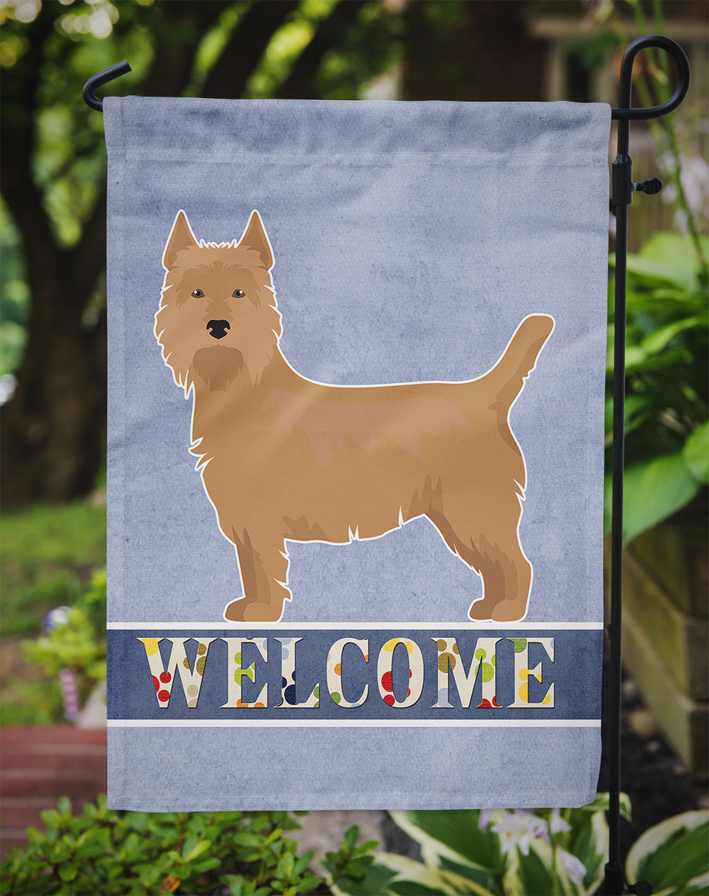 Airedale Terrier Welcome Garden Flag Mailbox Decorative Yard Banner Outside Patio Artwork for Flower Beds, Garden Size, Multicolor
