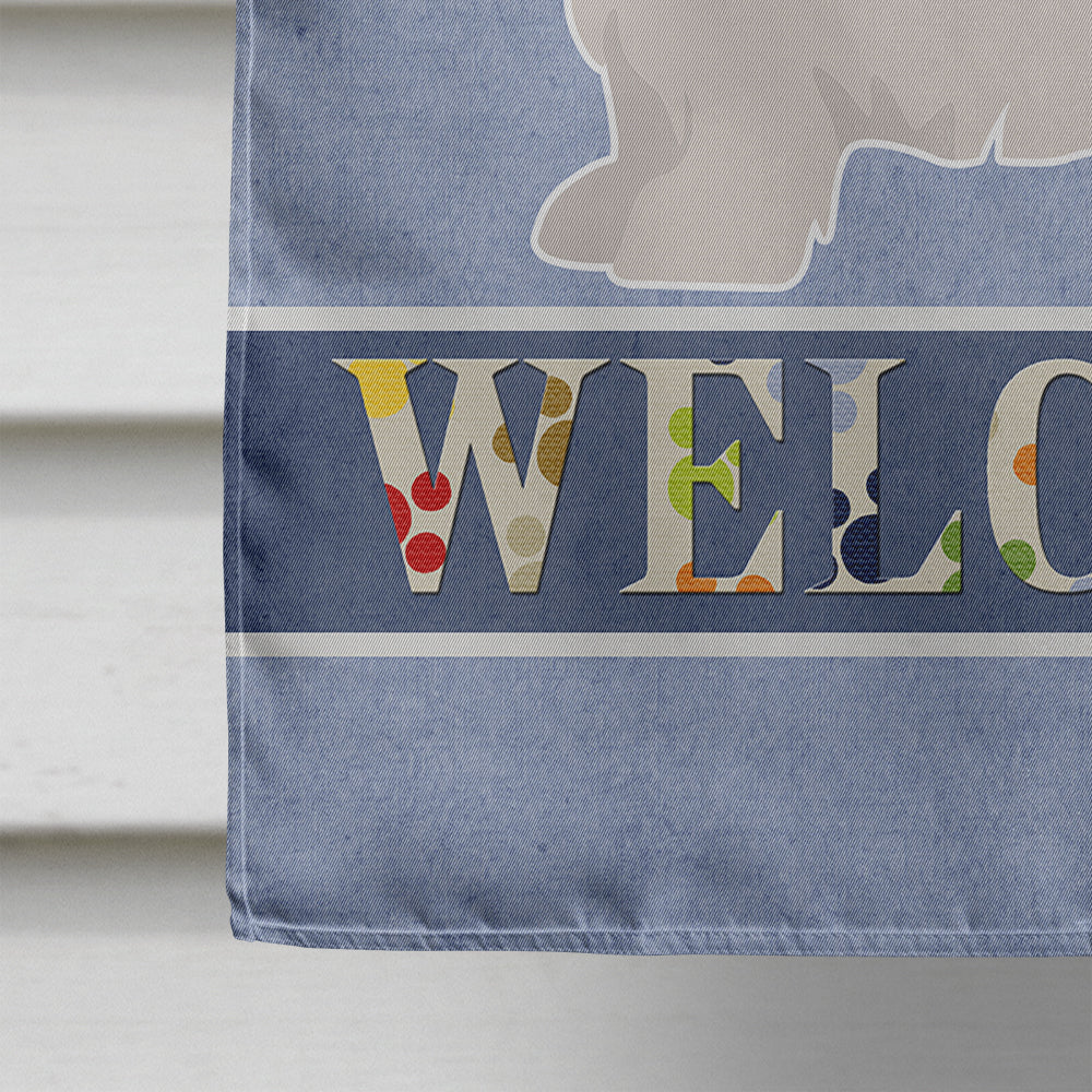 Glen of Imal Welcome House Flag 28x40 Porch Sleeve Pole Decorative Outside Yard Banner Artwork Wall Hanging, Polyester