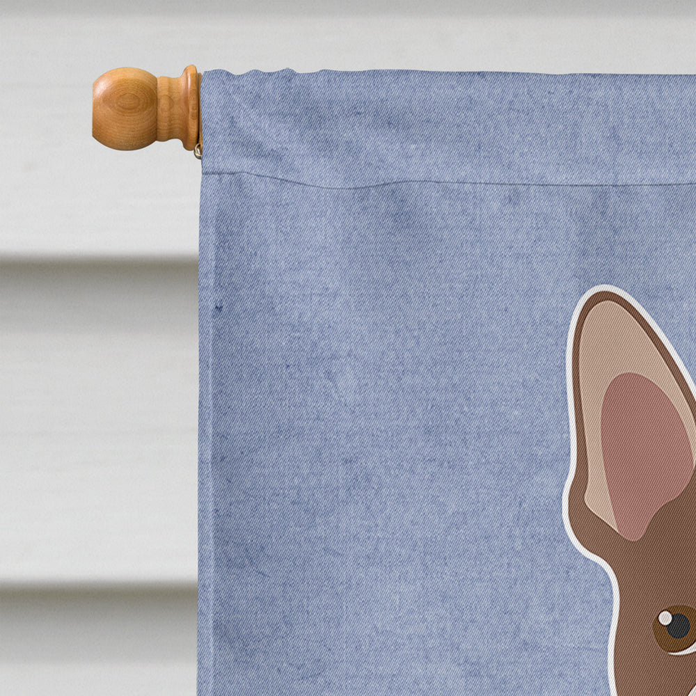 Boston Terrier Welcome House Flag 28x40 Porch Sleeve Pole Decorative Outside Yard Banner Artwork Wall Hanging, Polyester