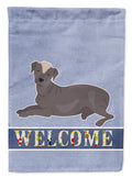 Ecuadorian Hairless Dog Welcome House Flag 28x40 Porch Sleeve Pole Decorative Outside Yard Banner Artwork Wall Hanging, Polyester