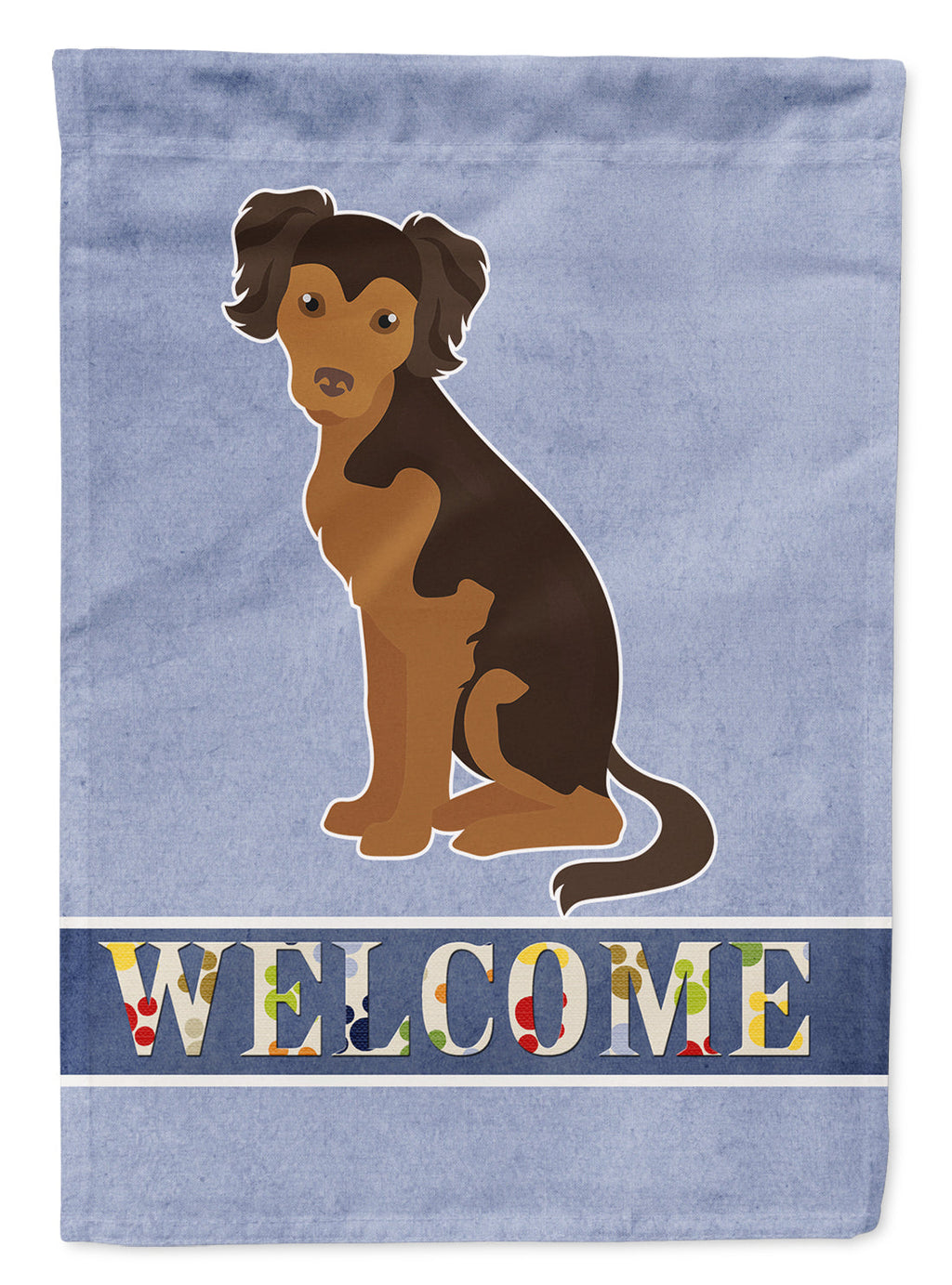 Persian Chihuahua Welcome House Flag 28x40 Porch Sleeve Pole Decorative Outside Yard Banner Artwork Wall Hanging, Polyester